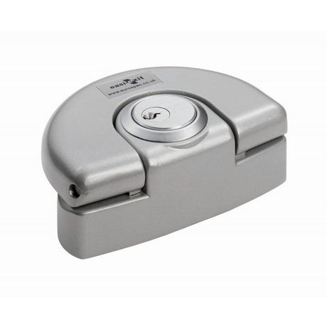 This is an image of a Eurospec - External Locking Attachment - Silver  that is availble to order from Trade Door Handles in Kendal.