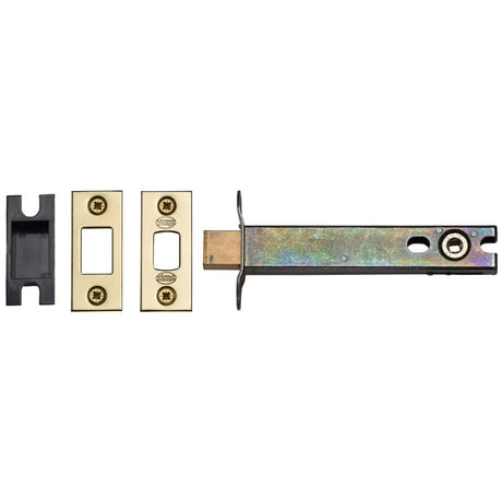 M.Marcus Locks & Latches Polished Brass / Tubular Dead Bolts / 5" / 127mm York - 5" Tubular Bathroom Bolt Polished Brass