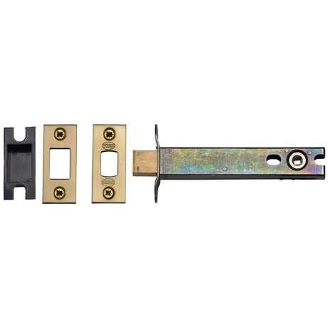 M.Marcus Locks & Latches Satin Brass / Tubular Dead Bolts / 5" / 127mm York - 5" Tubular Bathroom Bolt Satin Brass