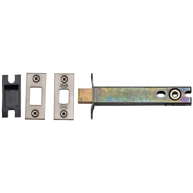 M.Marcus Locks & Latches Satin Nickel / Tubular Dead Bolts / 5" / 127mm York - 5" Tubular Bathroom Bolt Satin Nickel