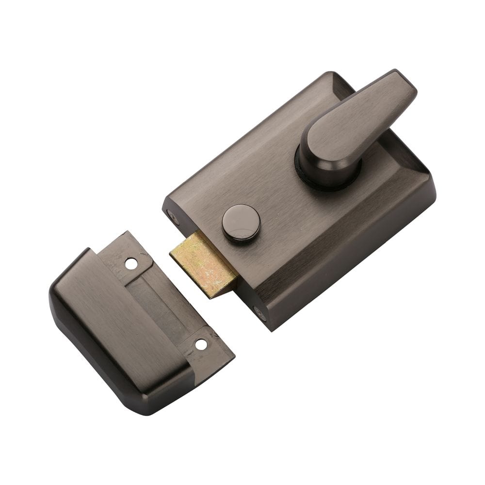 York Security Locks & Latches Matt Bronze / 60mm / Standard Nightlatch York - 60mm Std. Nightlatch Matt Bronze Finish