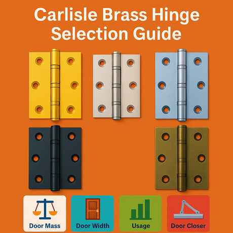 Carlisle Brass Hinge Selection Guide
