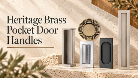 Heritage Brass Pocket Door Handles