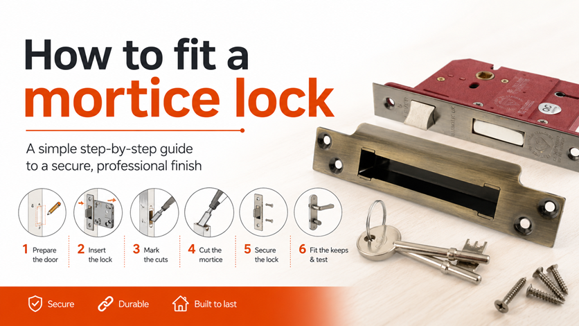 How to fit a mortice lock