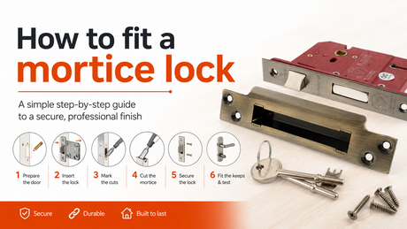 How to fit a mortice lock