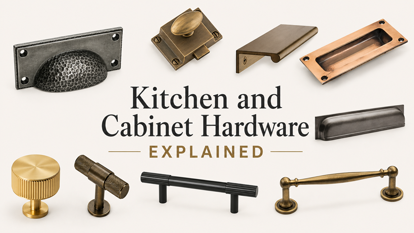 Kitchen and Cabinet Hardware Explaines
