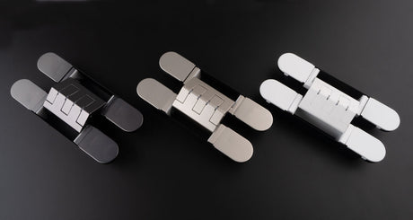 Three CEAM hinges black, nickel and Polished Silver
