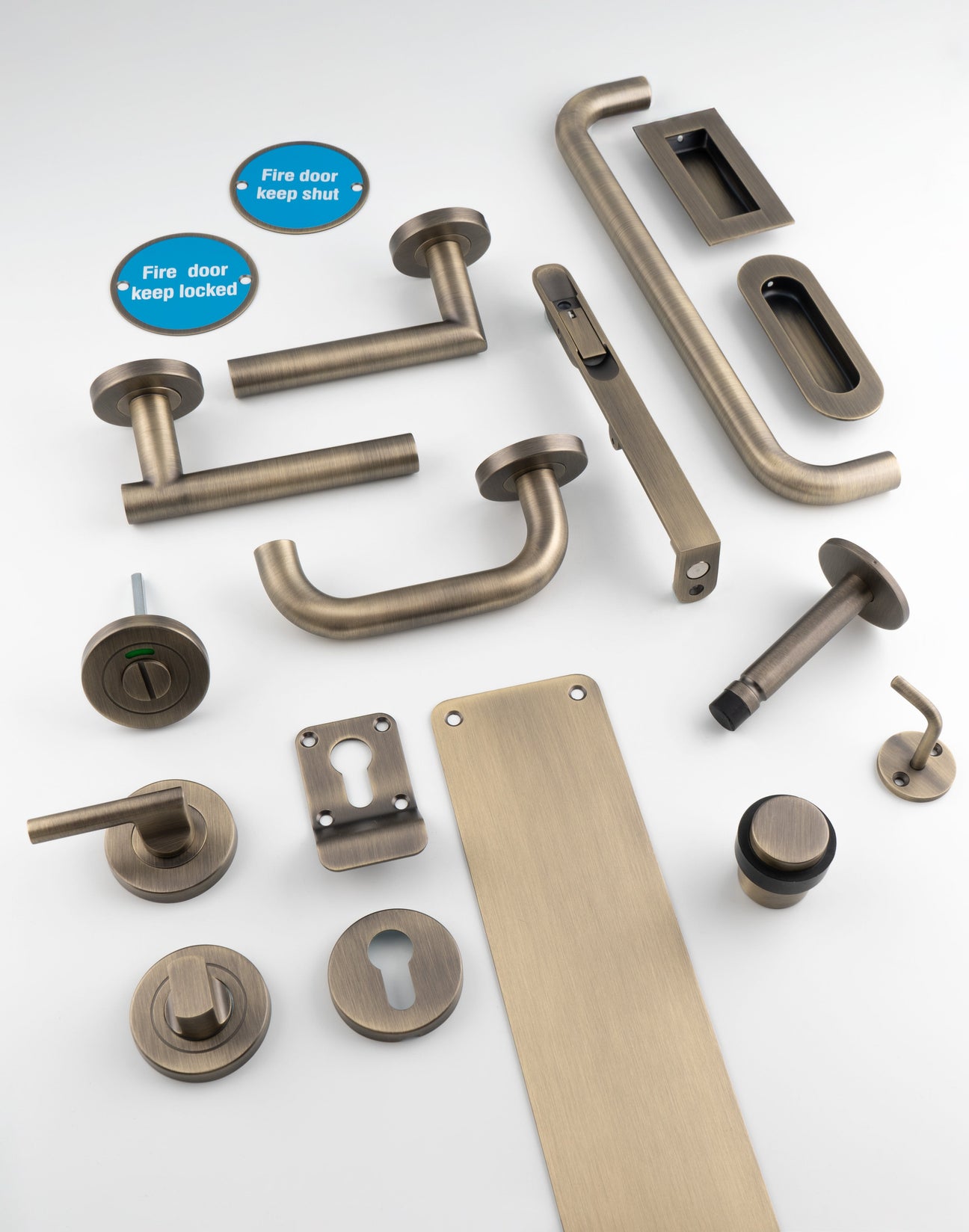 EuroSpec Contract Stainless Steel in Antique Brass