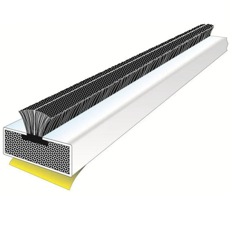 Carlisle Brass - 2.1m Fire Door and Smoke Seals - White
