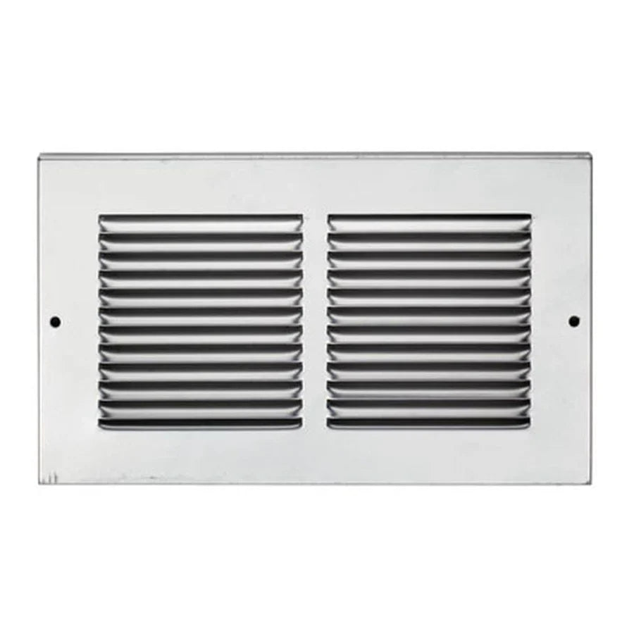 Eurospec - Louvre Grille Face Plate Cover 200 x 197mm - Silver