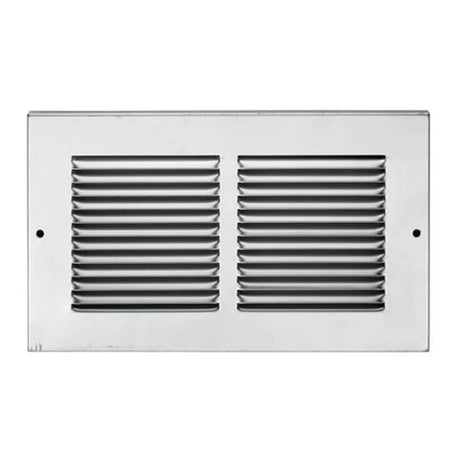Eurospec - Louvre Grille Face Plate Cover 200 x 197mm - Silver