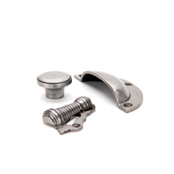 Image showing a range of ironmongery by From The Anvil in a Natural Smooth finish