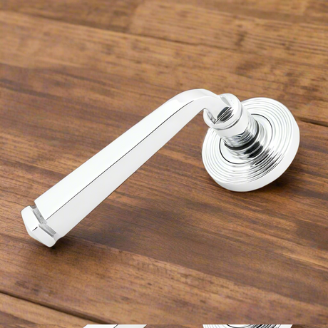 From The Anvil Avon Round Lever on Rose Set (Sprung) Polished Chrome Sku 45617