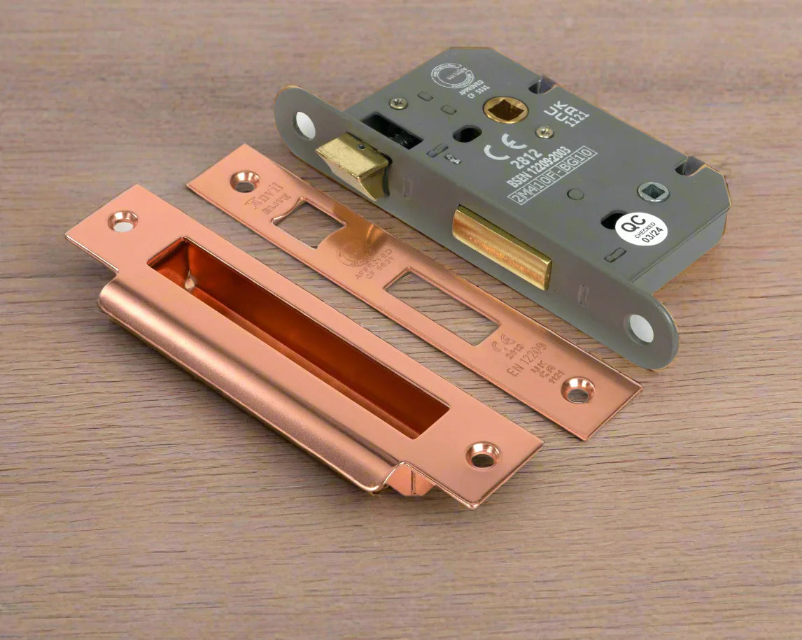 From The Anvil Heavy Duty Bathroom Mortice Lock Polished Bronze Sku 51787
