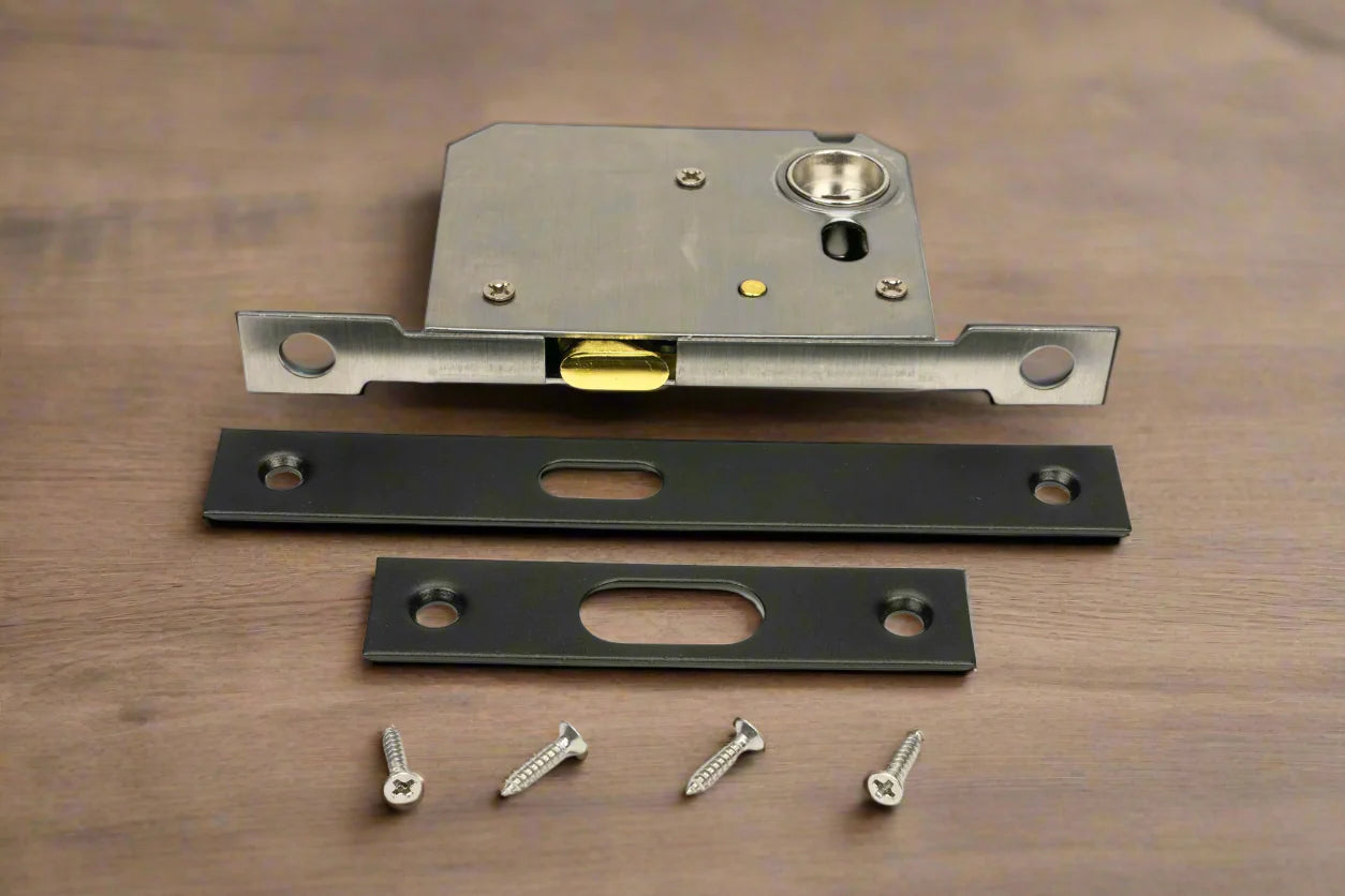 From The Anvil Sliding Door Lock Black Sku 50745