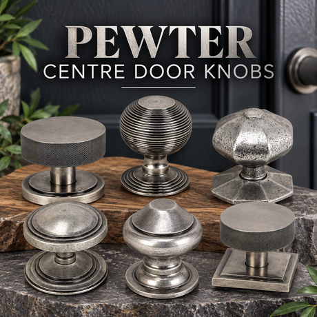 Pewter Centre Door Knobs Collection