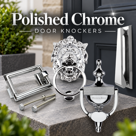 Polished Chrome Door Knockers