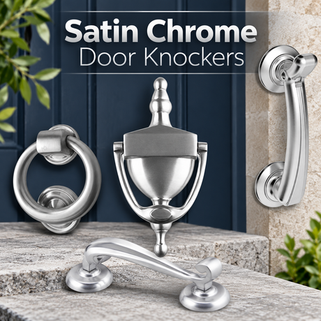 Satin Chrome Door Knockers Collection
