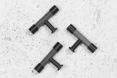 Image showing a range of Immix Cabinet T-Pulls.  Available to order from Trade Door Handles