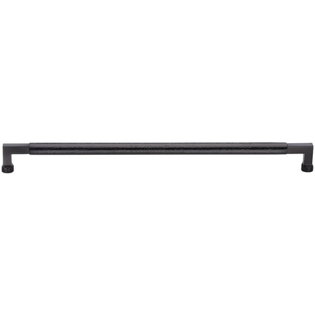 Heritage Brass Door Pull Handle Hammered Bauhaus Design 635mm Matt Bronze Finish