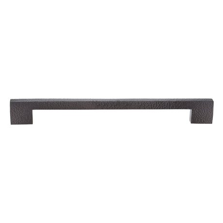 Heritage Brass Door Pull Handle Metro Hammered Design 457mm Matt Bronze Finish