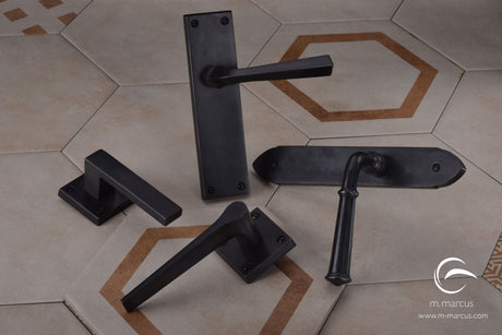 M.Marcus Rustic Dark Bronze Door Furniture