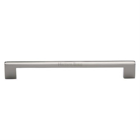 Heritage Brass polished nickel kitchen and cabinet hardware - Metro cabinet pull handle