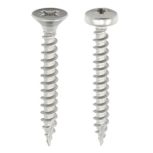 Classic - Stainless Steel Multi-Purpose Woodscrews