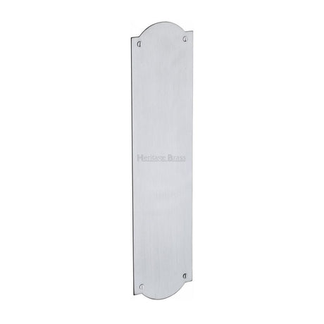 Heritage Brass Fingerplate Satin Chrome Finish