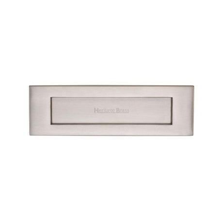 Heritage Brass satin nickel letter plate