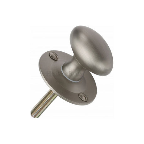 Heritage Brass Satin Nickel Locks and Latches - thumbturn