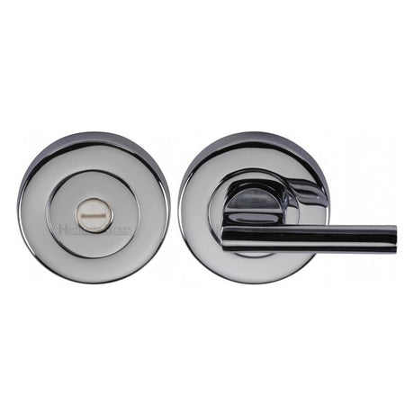 Heritage Brass easy turn bathroom thumb turn and release