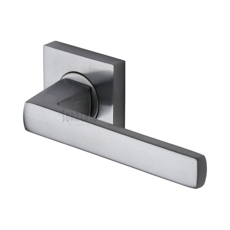 Sorrento Axis Door Handles on Square Rose