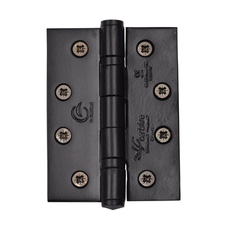 Steel Line stainless steel door hinge in matt black finish