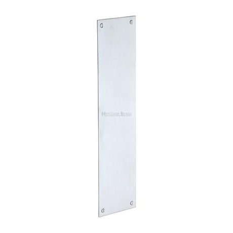 Heritage Brass satin chrome finger plate