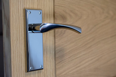 Serozzetta Door Handles on Backplates