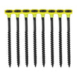 This is an image of Timco - Collated Drywall Screws - PH - Bugle - Coarse Thread - Black 3.5 x 38mm - (1000 PCS Box) 00038COLDYS