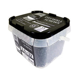 This is an image of Timco - Drywall Screws - PH - Bugle - Coarse Thread - Black 3.5 x 38mm - (1500 PCS Tub) 00038DRYCT