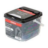 This is an image of Timco - Drywall Screws - PH - Bugle - Fine Thread - Black 3.5 x 38mm - (1500 PCS Tub) 00038DRYT