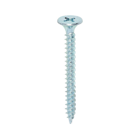 This is an image of Timco - Drywall Screws - PH - Bugle - Fine Thread - Zinc 3.5 x 38mm - (1000 PCS Box) 00038DRYZ
