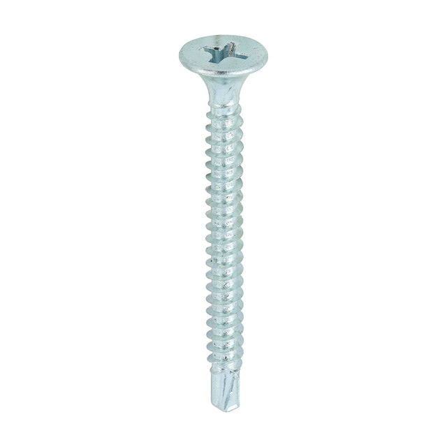 This is an image of Timco - Drywall Screws - PH - Bugle - Self Drilling - Zinc 3.5 x 38mm - (1000 PCS Box) 00038PSDD