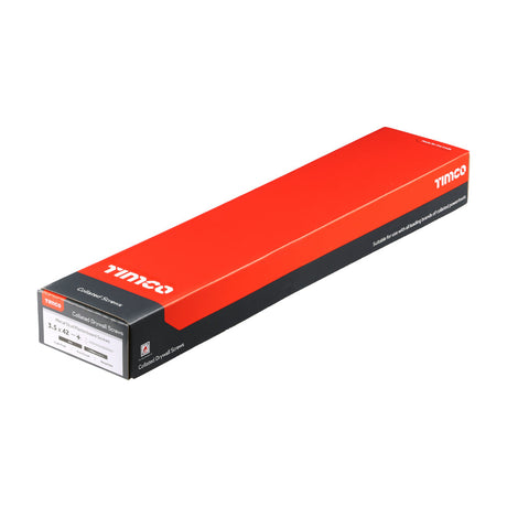 This is an image of Timco - Collated Drywall Screws - PH - Bugle - Fine Thread - Zinc 3.5 x 42mm - (1000 PCS Box) 00042COLDZYS