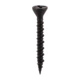 This is an image of Timco - Drywall Dense Board Screws - PH - Reduced Countersunk - High-Low Thread - Black 3.9 x 45mm - (1000 PCS Box) 00045DRYD