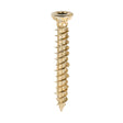 This is an image of Timco - Concrete Screws - TX - Flat Countersunk - Yellow 7.5 x 50mm - (100 PCS Box) 00050TCON