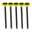 This is an image of Timco - Collated Drywall Screws - PH - Bugle - Coarse Thread - Black 3.5 x 55mm - (1000 PCS Box) 00055COLDYS