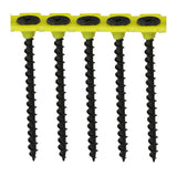 This is an image of Timco - Collated Drywall Screws - PH - Bugle - Coarse Thread - Black 3.5 x 55mm - (1000 PCS Box) 00055COLDYS