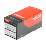 This is an image of Timco - Drywall Screws - PH - Bugle - Self Drilling - Zinc 3.5 x 55mm - (500 PCS Box) 00055PSDD