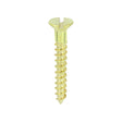 This is an image of Timco - Solid Brass Timber Screws - SLOT - Countersunk 6 x 1" - (200 PCS Box) 00061CBS