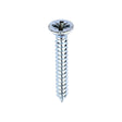 This is an image of Timco - Self-Tapping Screws - PZ - Countersunk - Zinc 6 x 1" - (200 PCS Box) 00061CCAZS