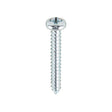 This is an image of Timco - Self-Tapping Screws - PZ - Pan - Zinc 6 x 1" - (200 PCS Box) 00061CPAZS